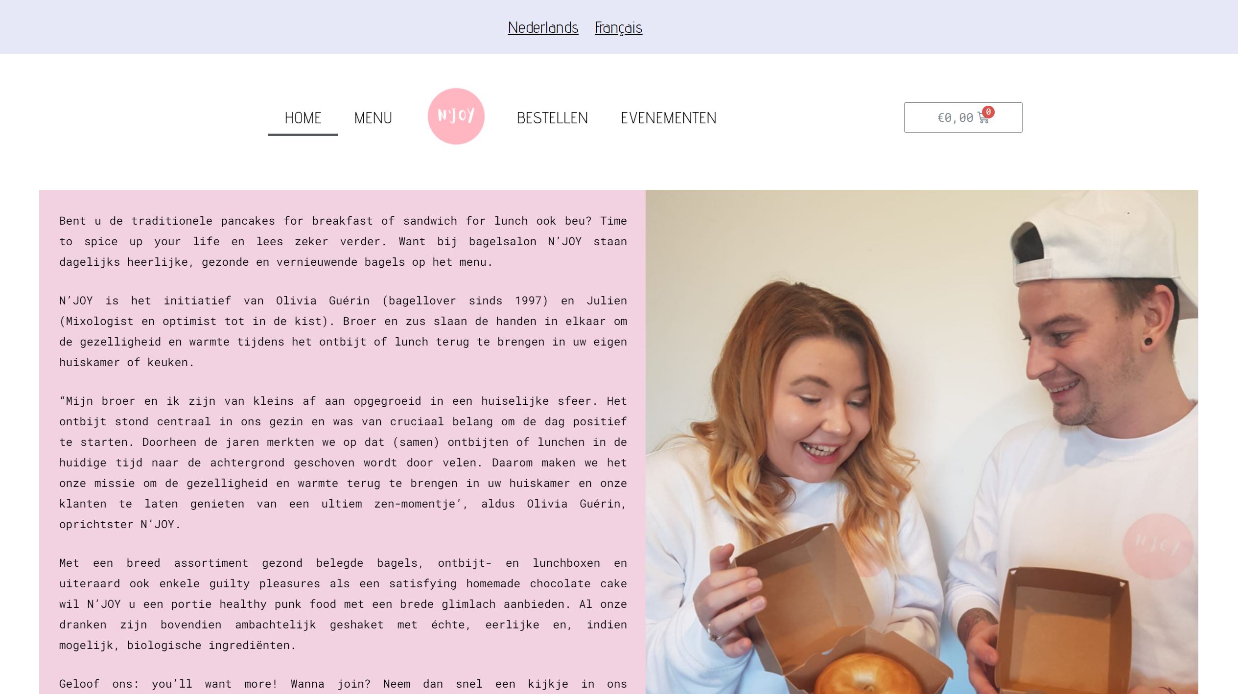 Site N'joy Bagels