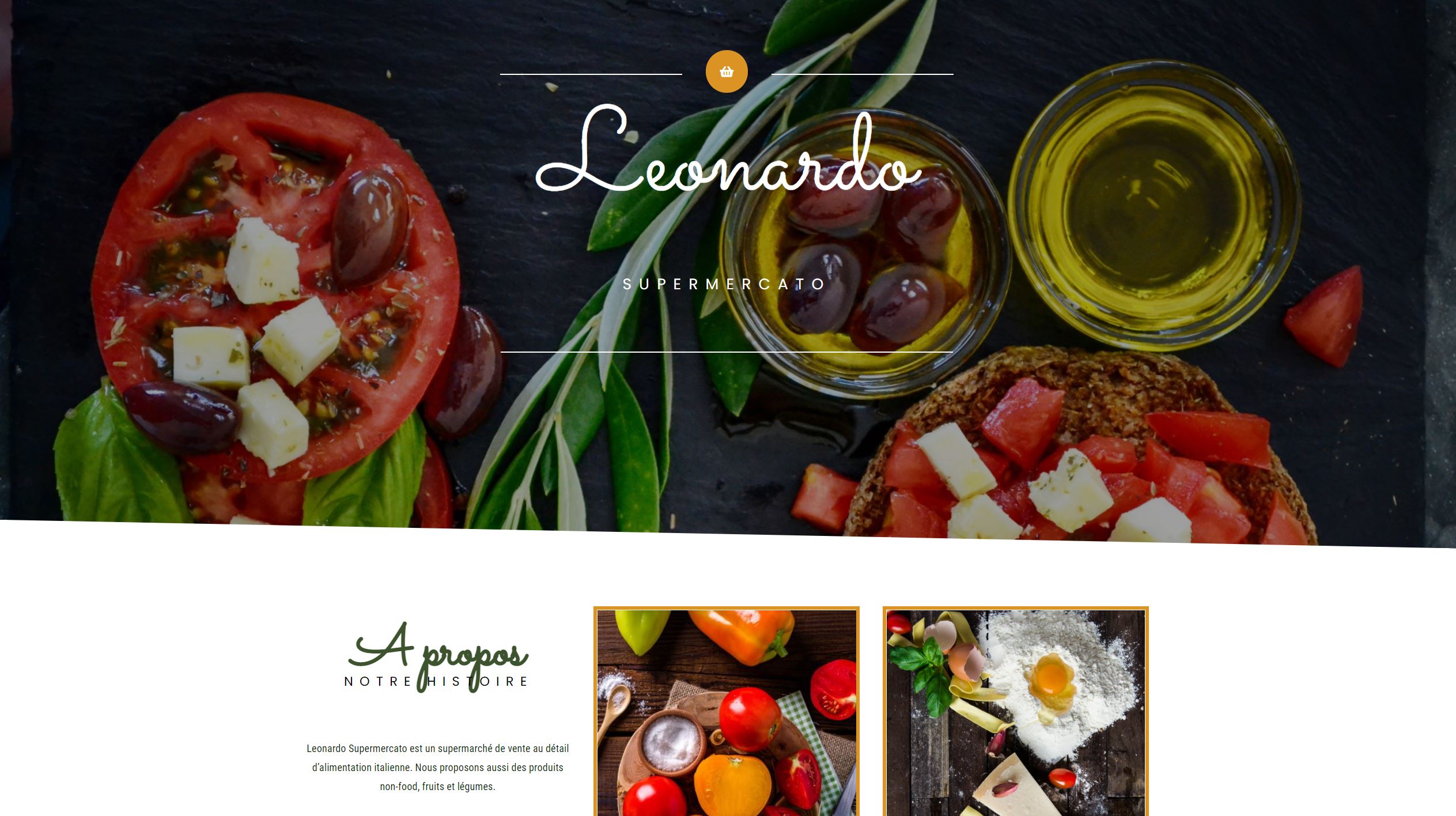 Site Leonardo Supermercato